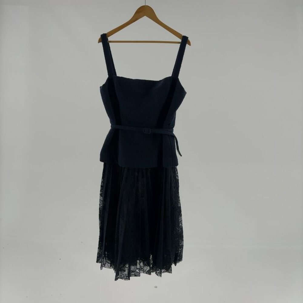 Oscar de la Renta Wool-Blend A-Line Dress